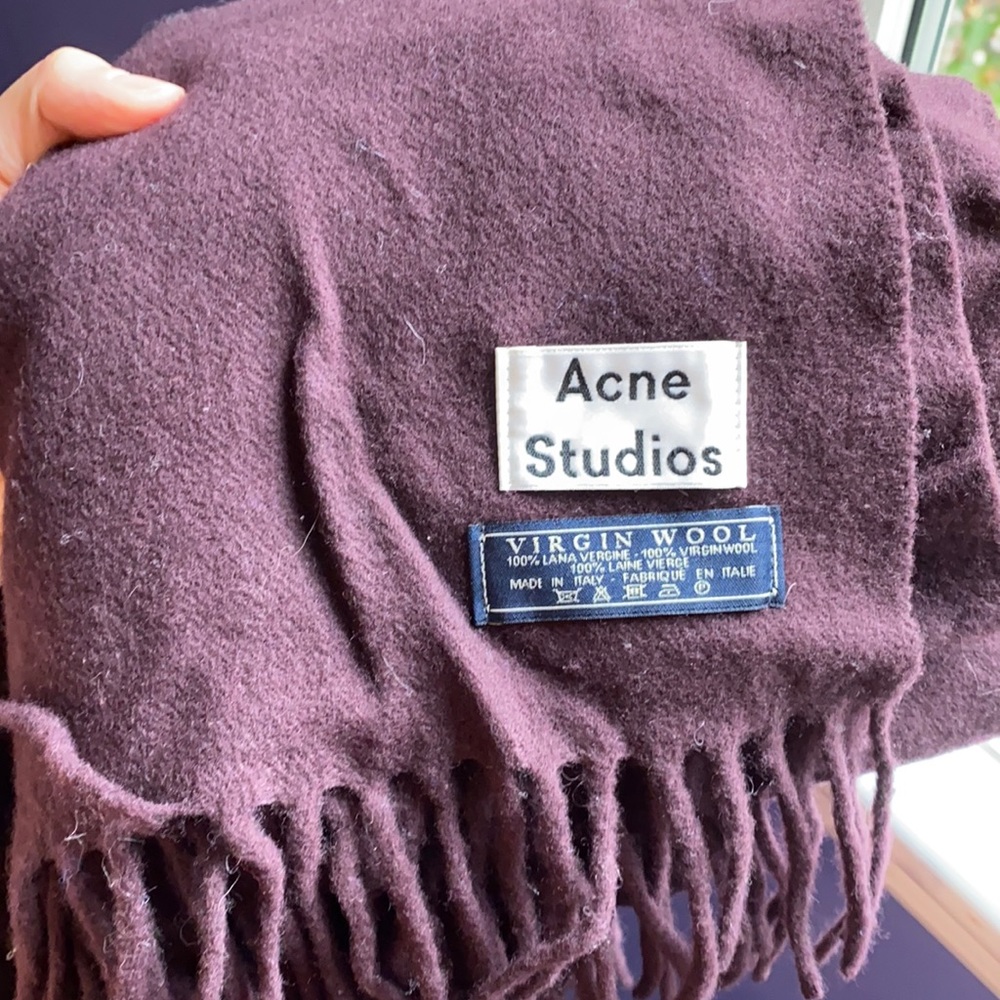 Acne studios wool scarves